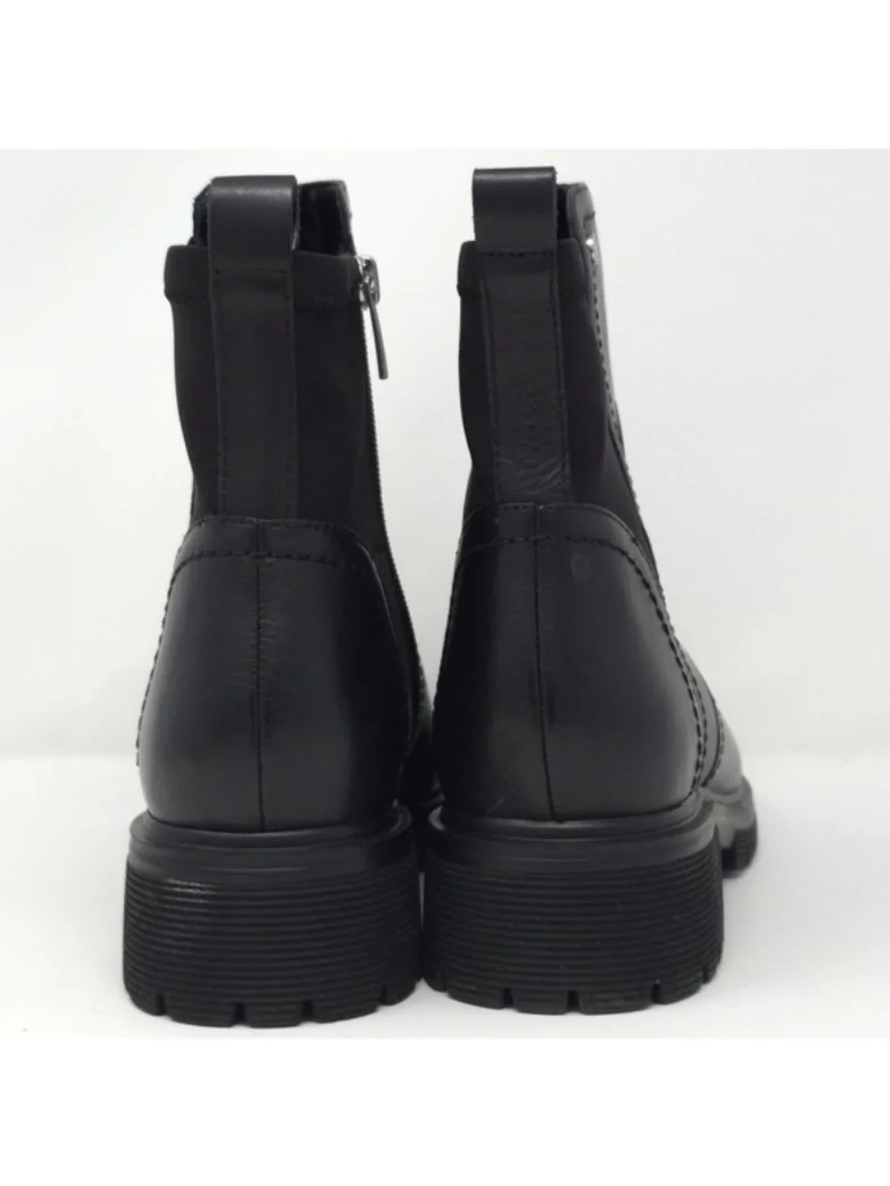 Rockport Black Leather Ankle Booties with Side Zip 9.5M - Picture 5 of 14